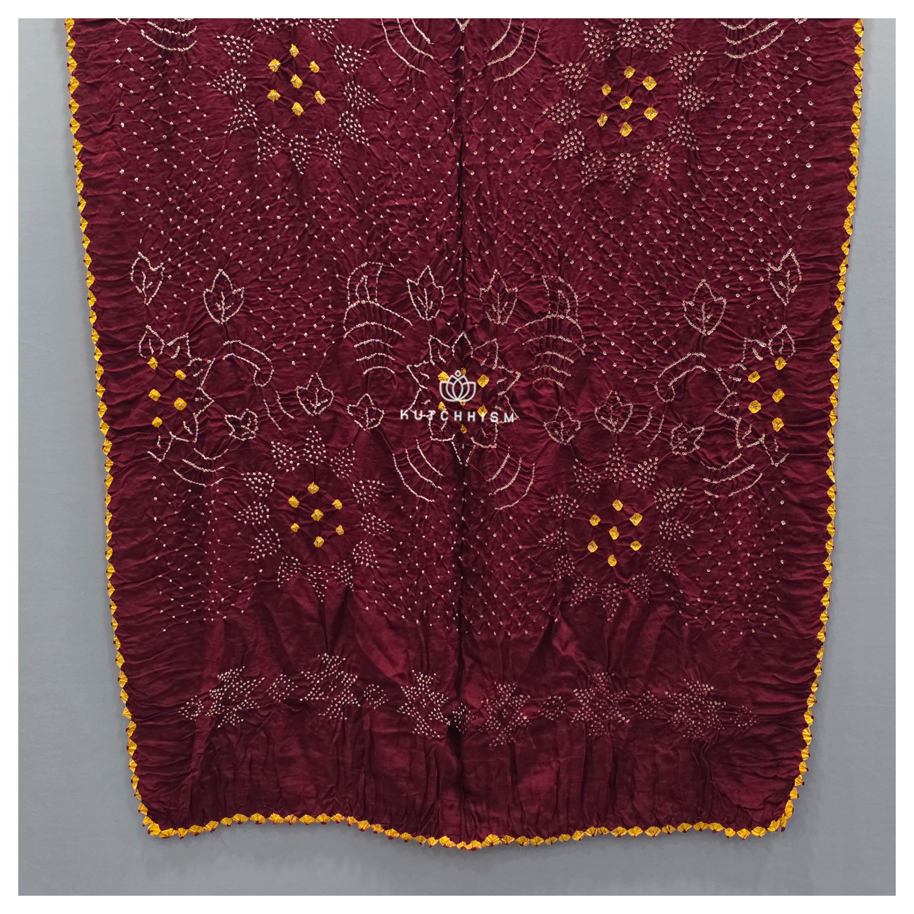 Deep Maroon Dupatta