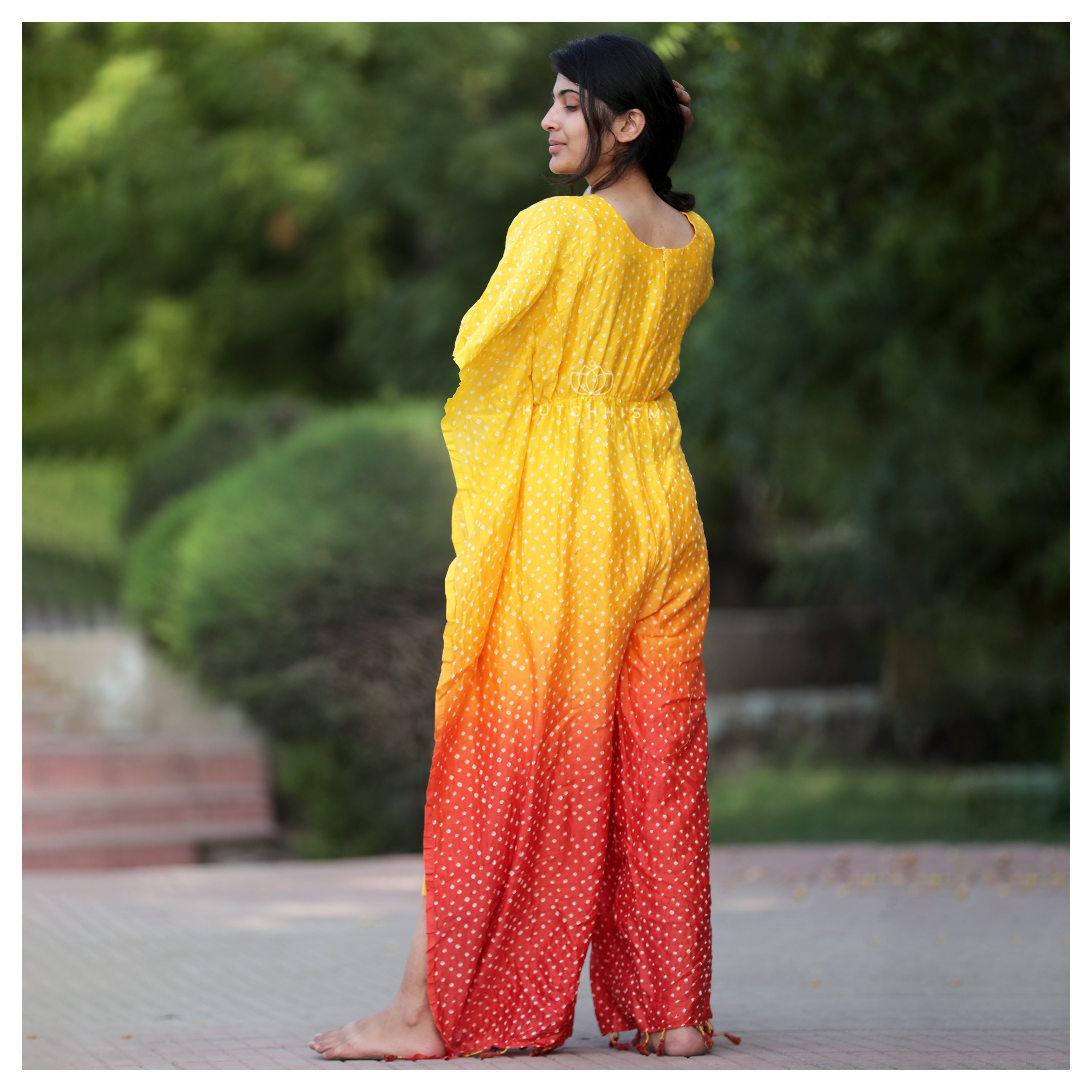 Yellow n Rust Orange