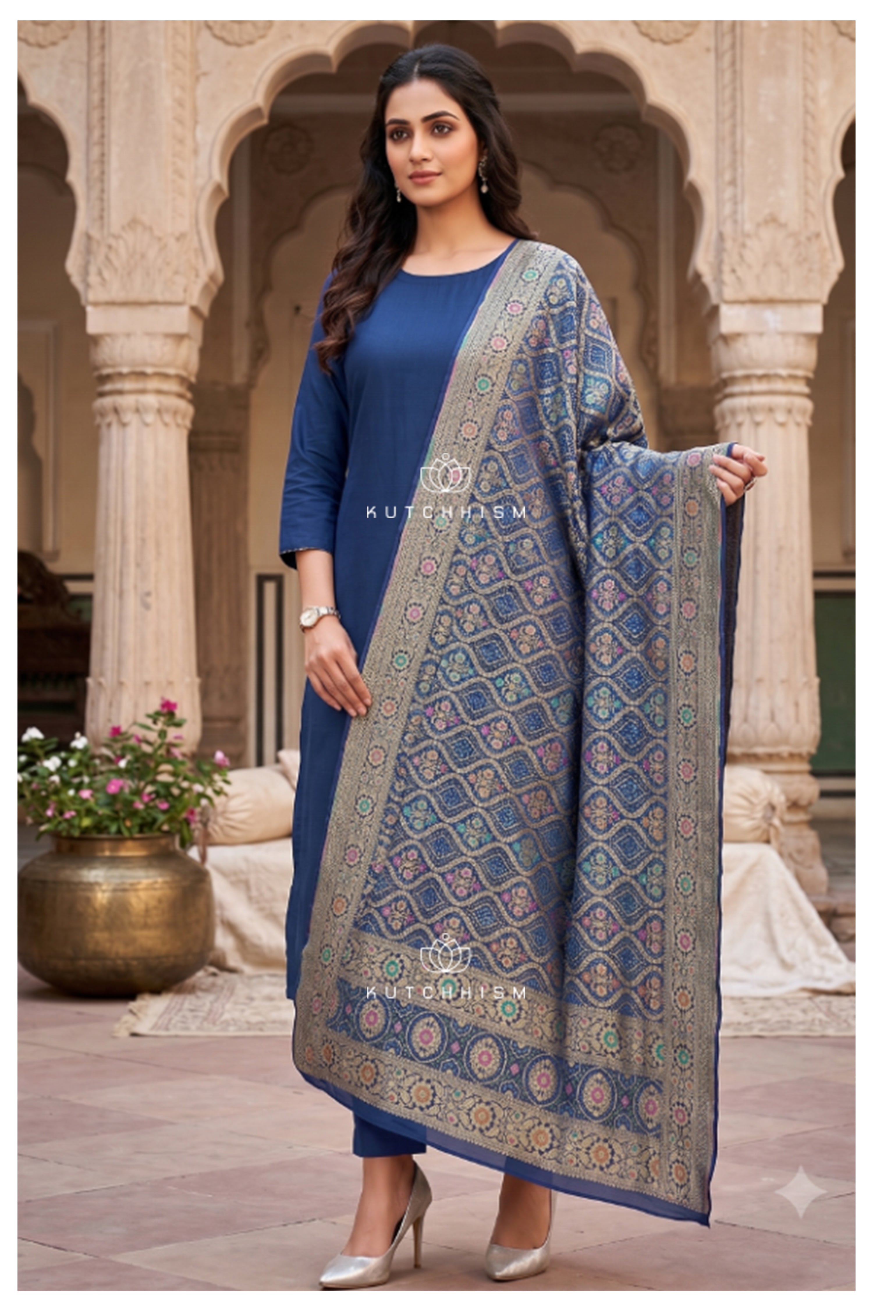 Blue Meenakari