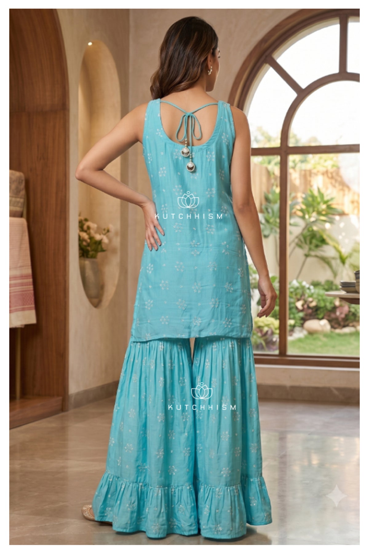 sky blue Kurta