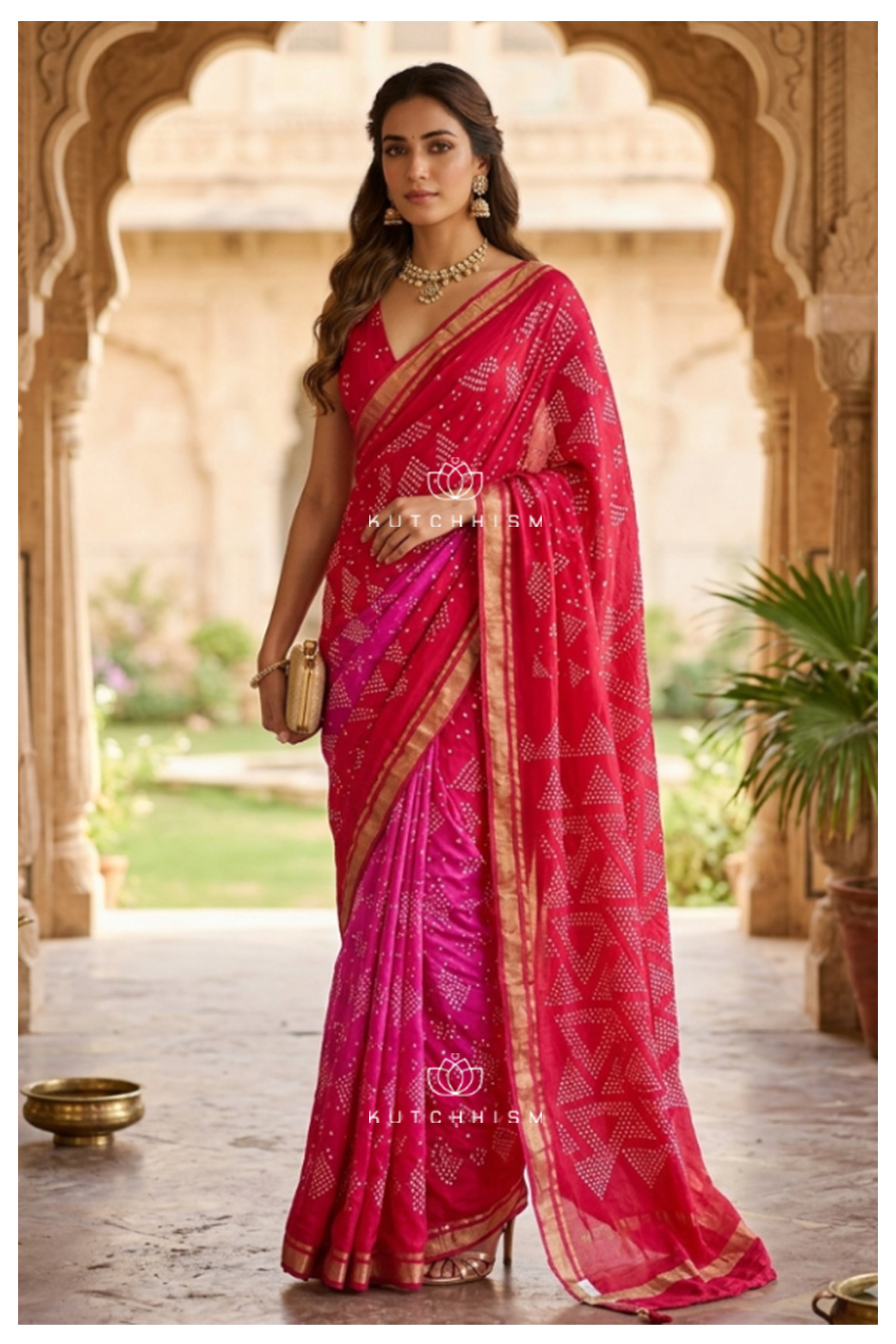 Red Rani Saree