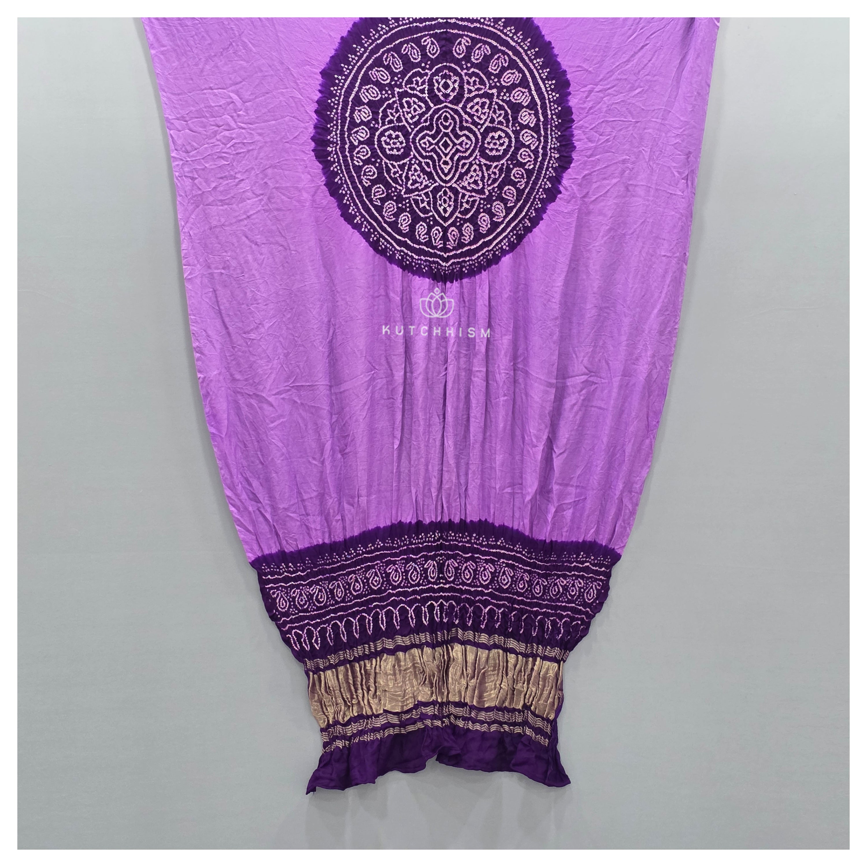 Purple shaded dupatta