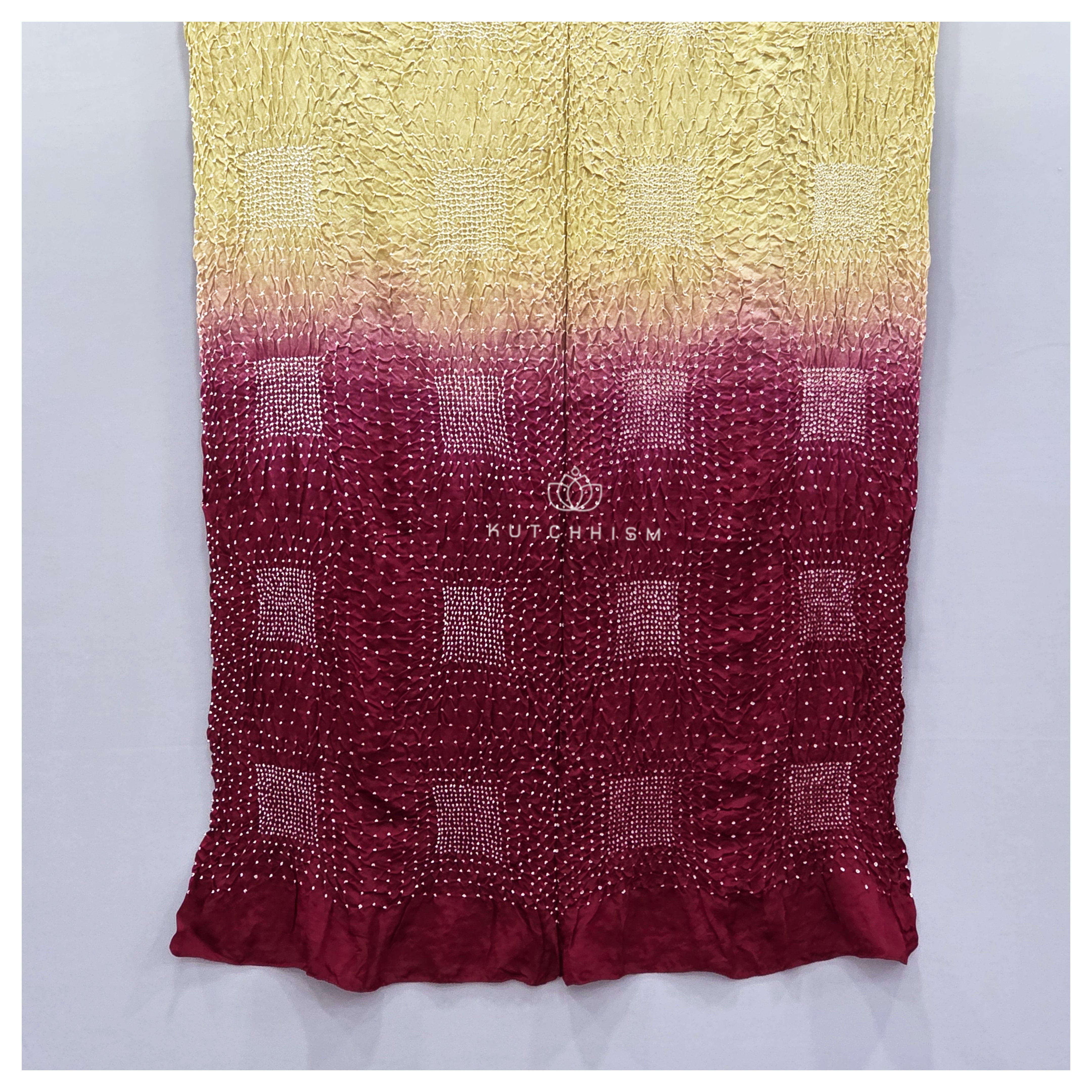 Pista and Brown Shaded Dupatta