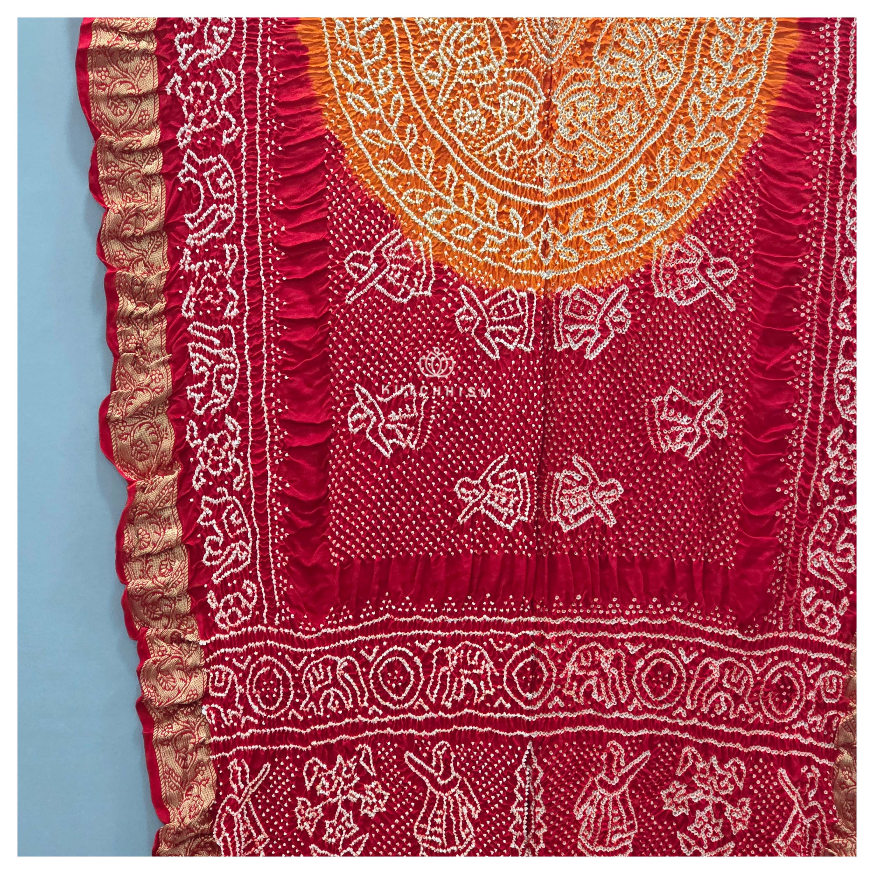Red Orange Dupatta