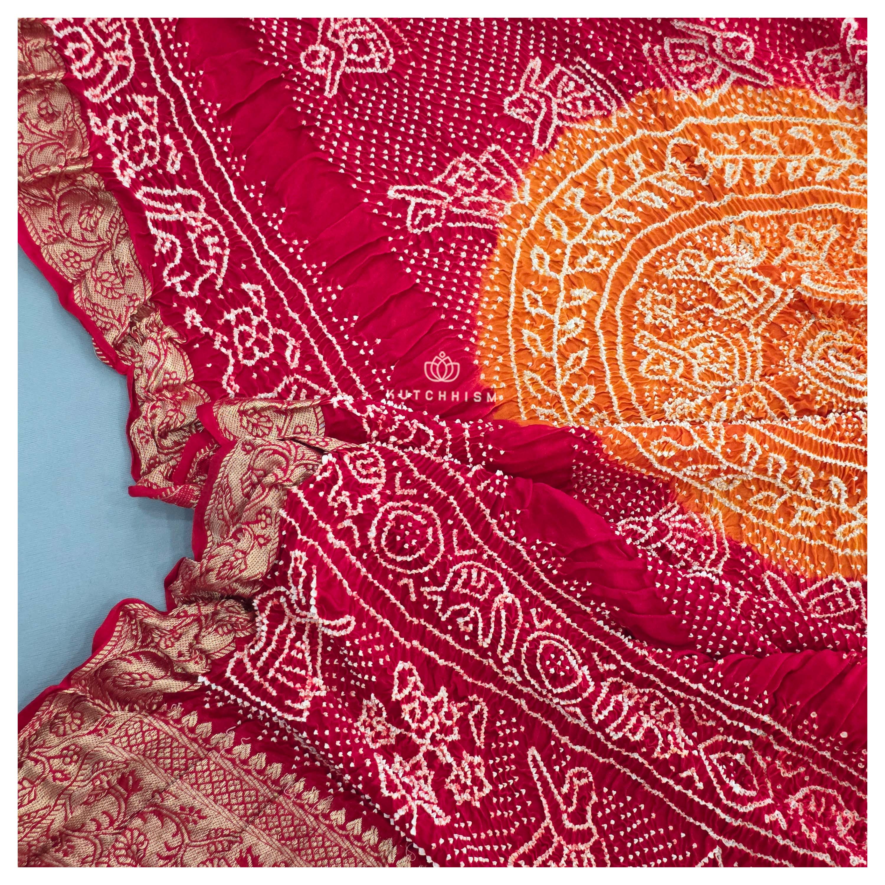 Red Orange Dupatta
