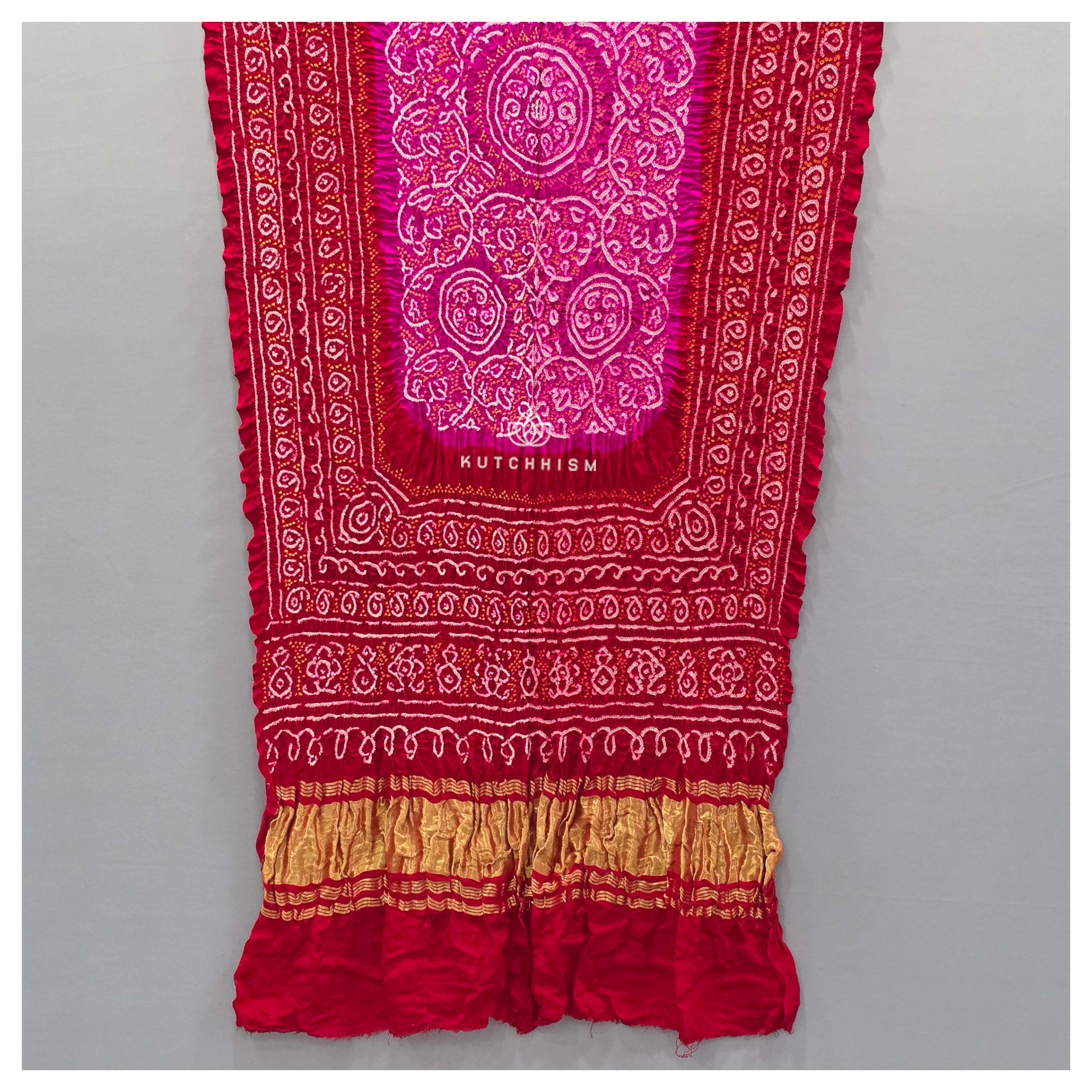 Red Pink Shikari Dupatta