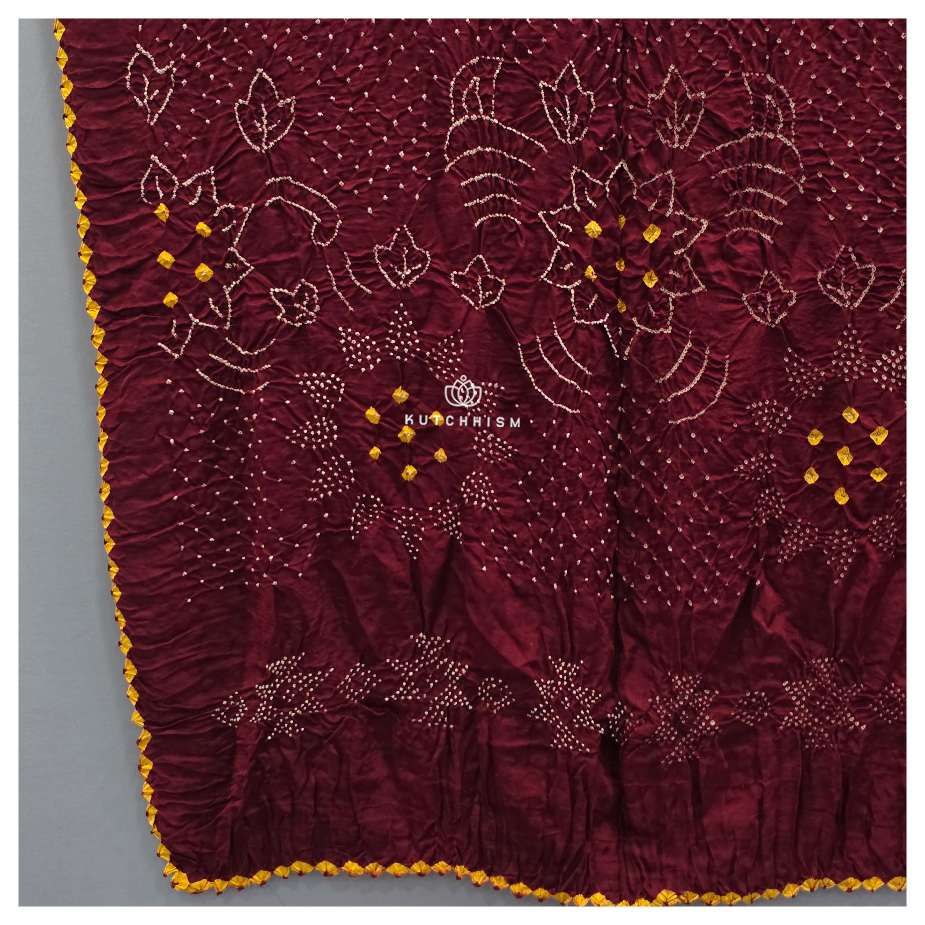 Deep Maroon Dupatta