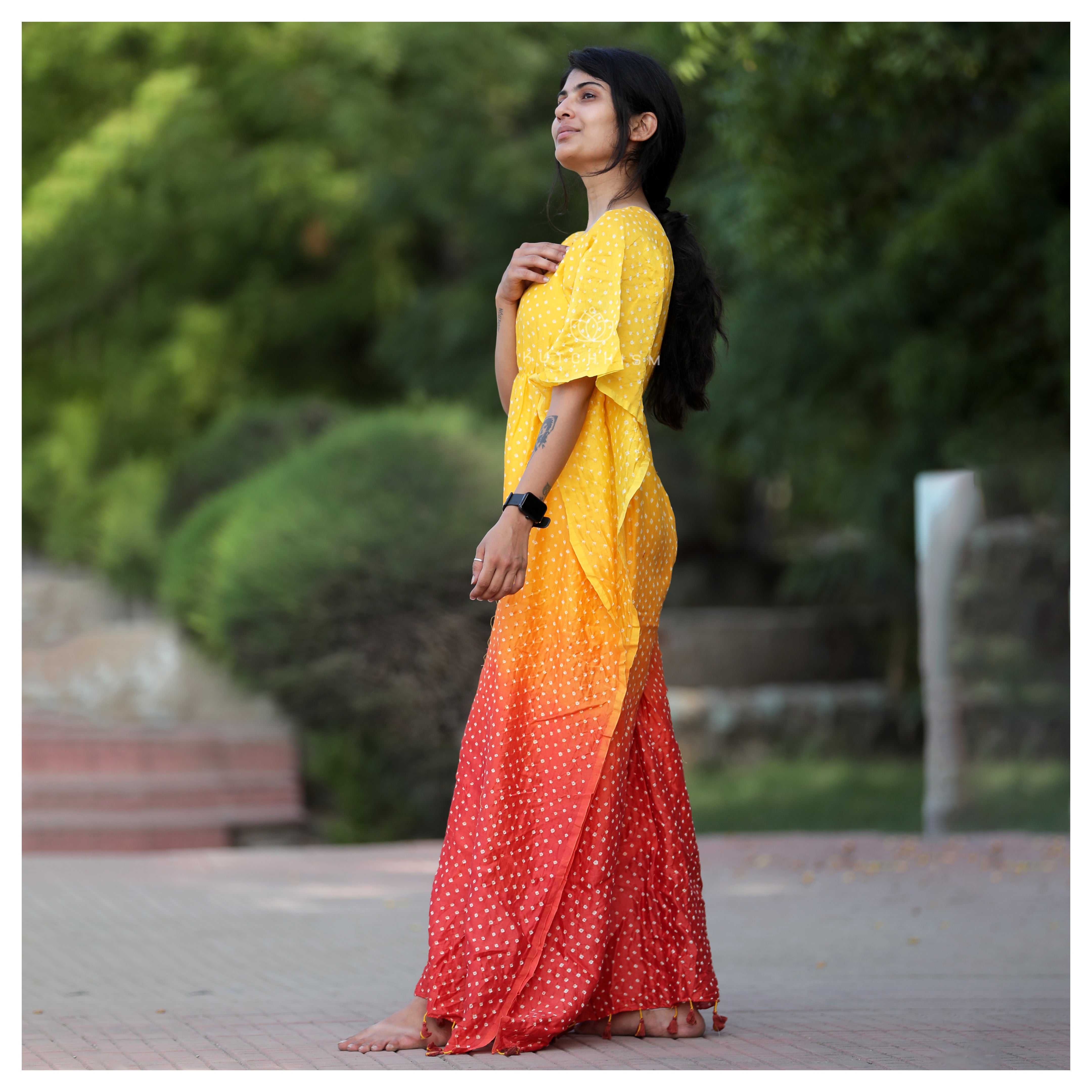 Yellow n Rust Orange