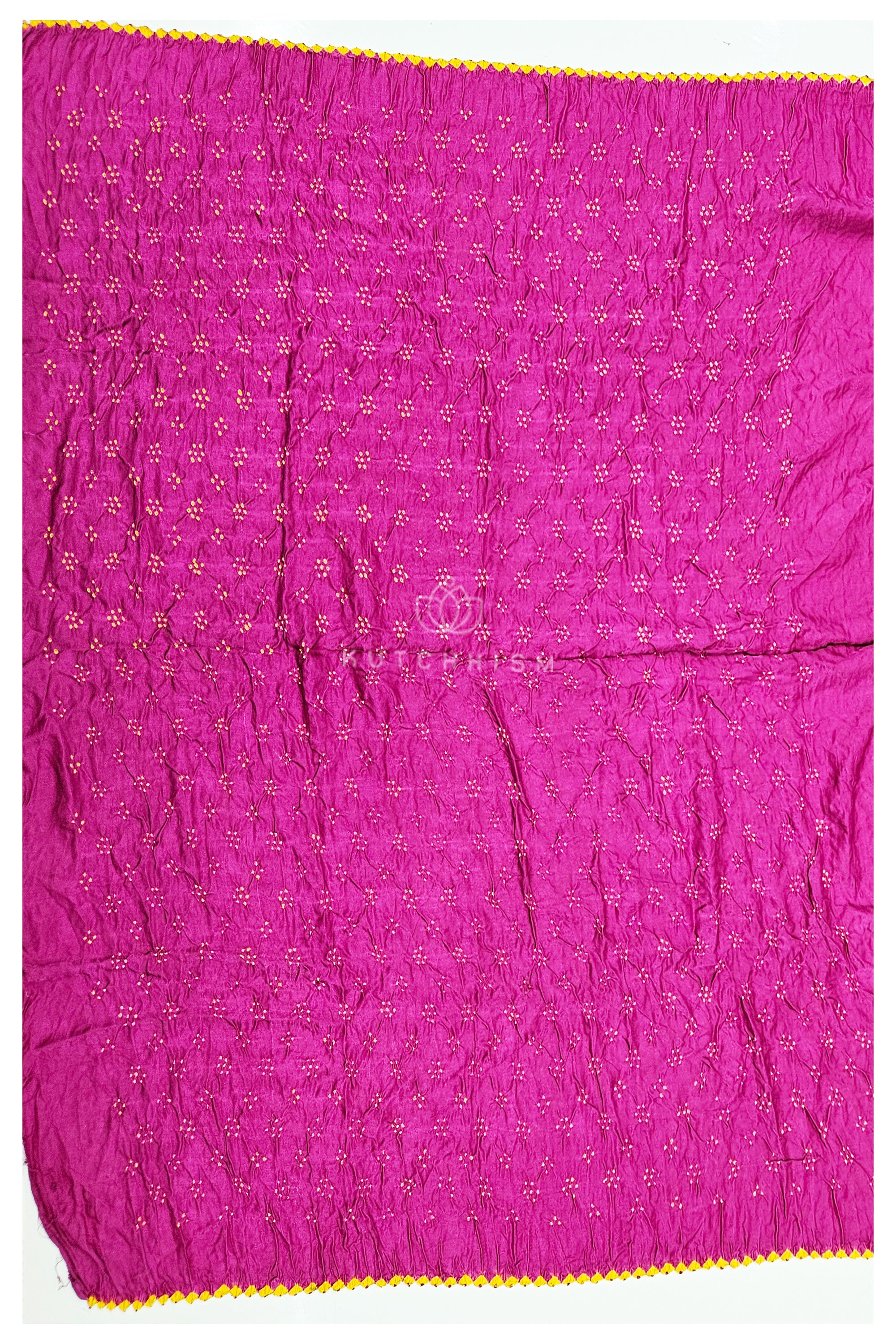 Pink H'n'H Bandhani saree