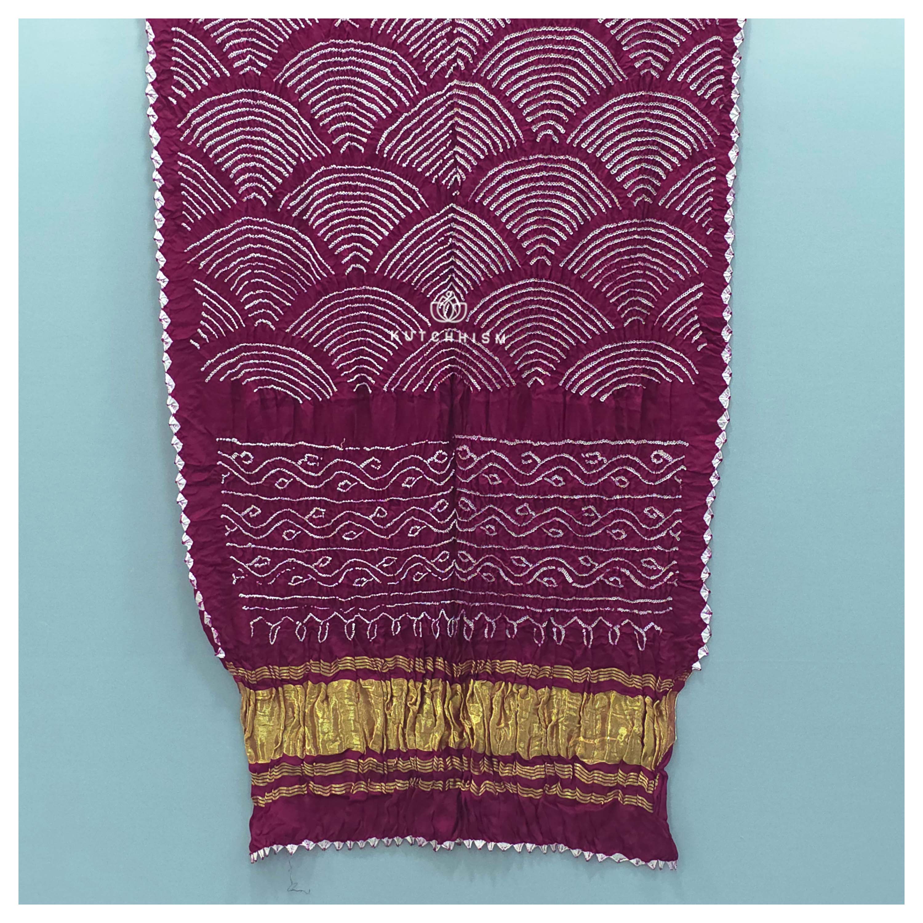 Dark Maroon Dupatta