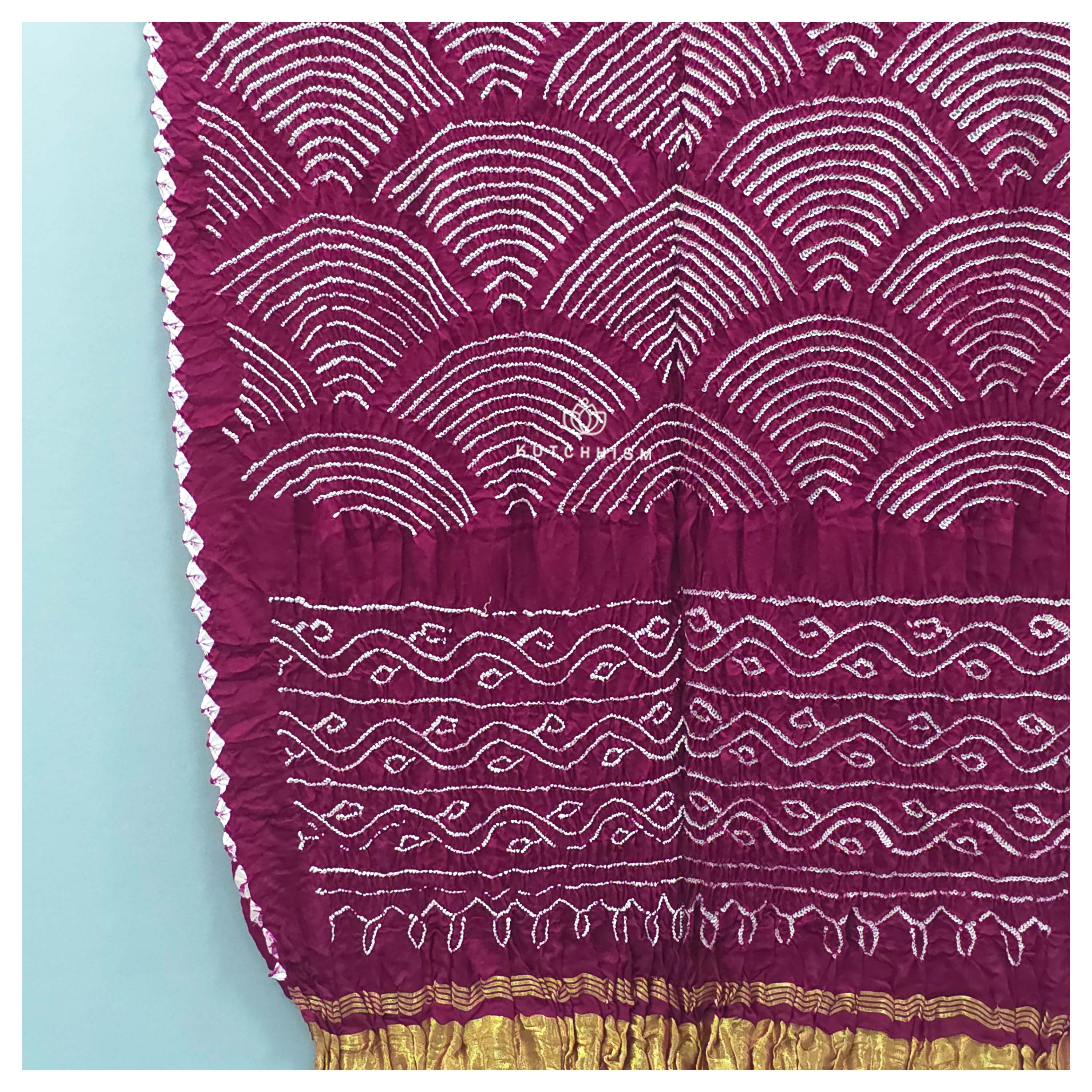 Dark Maroon Dupatta
