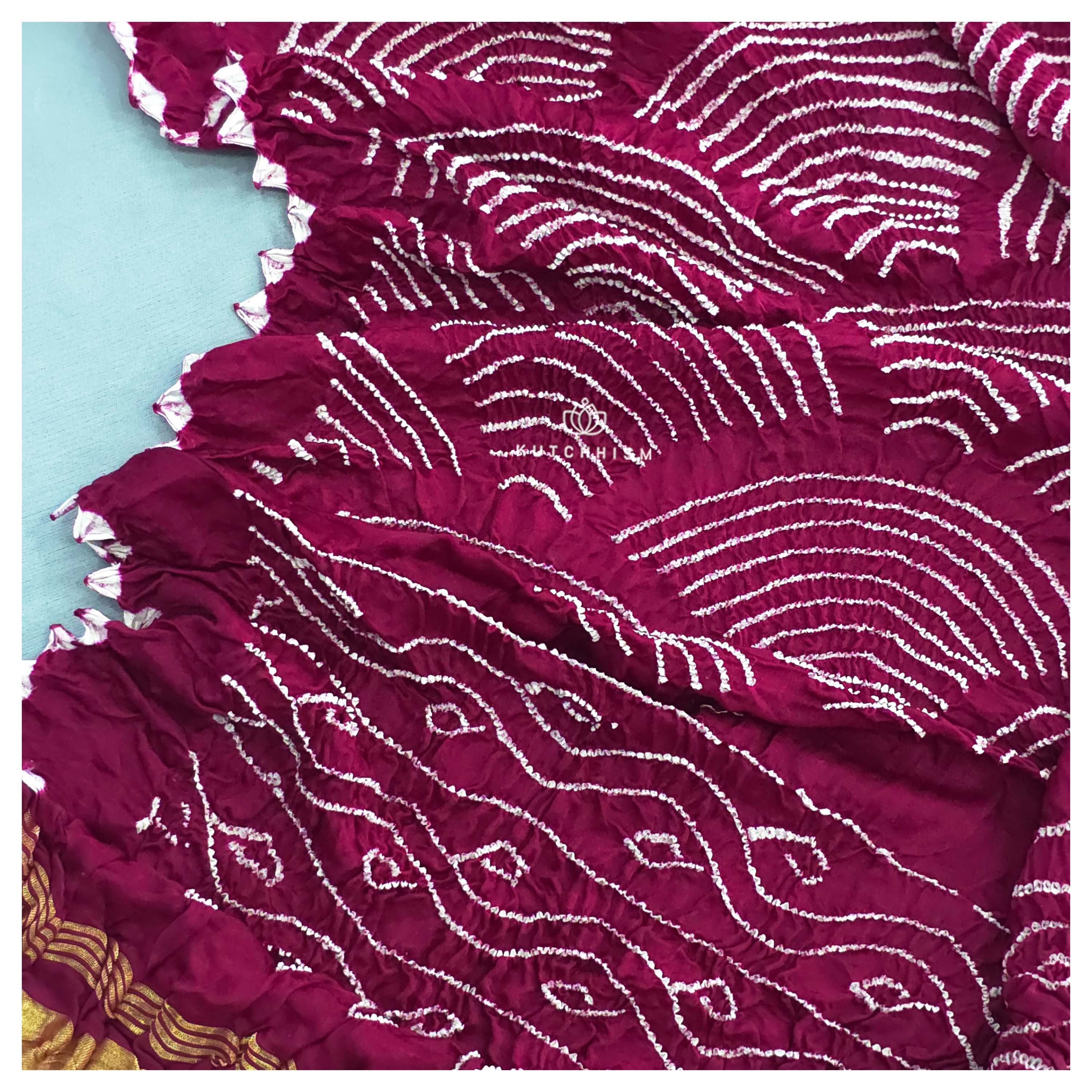 Dark Maroon Dupatta