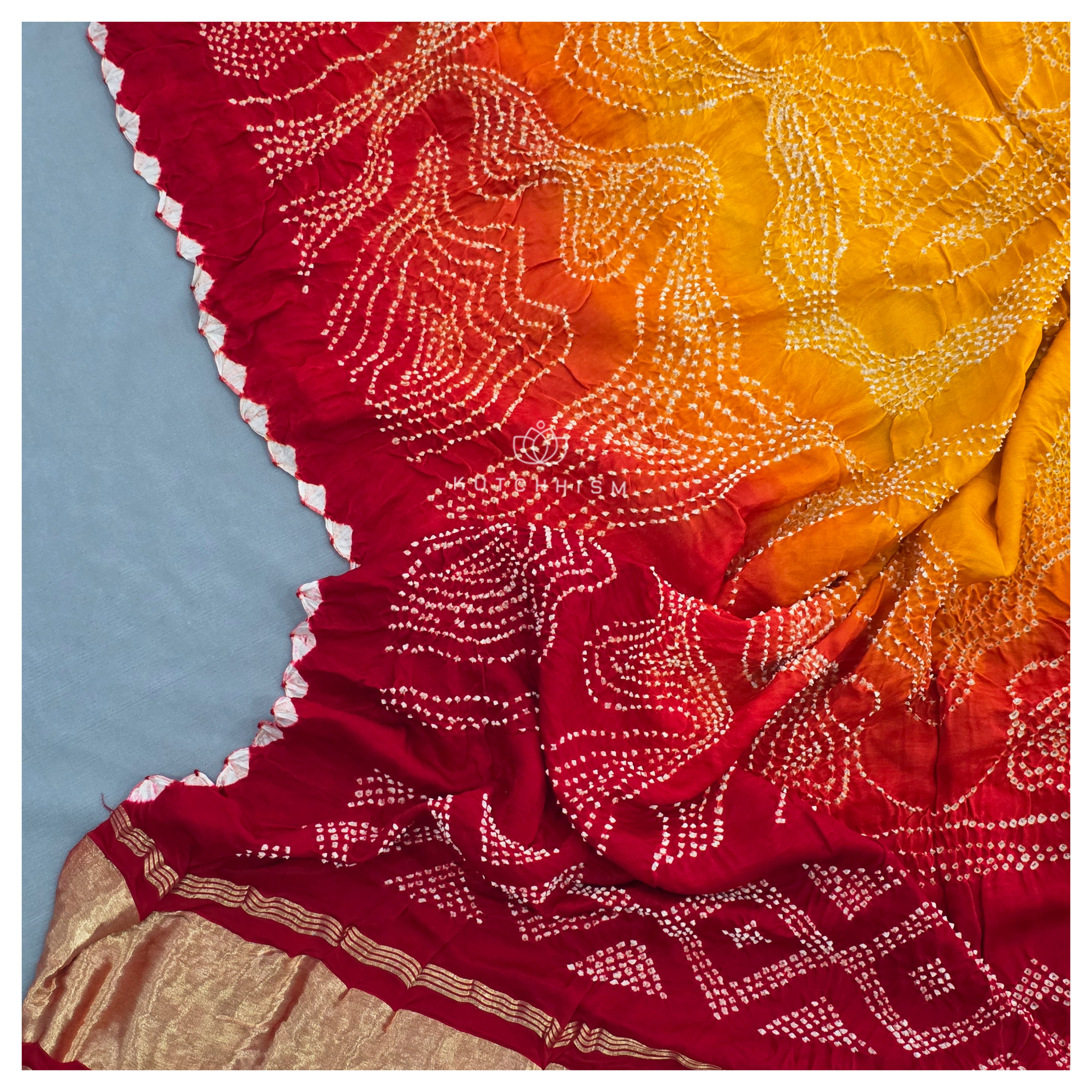 Red Orange Dupatta