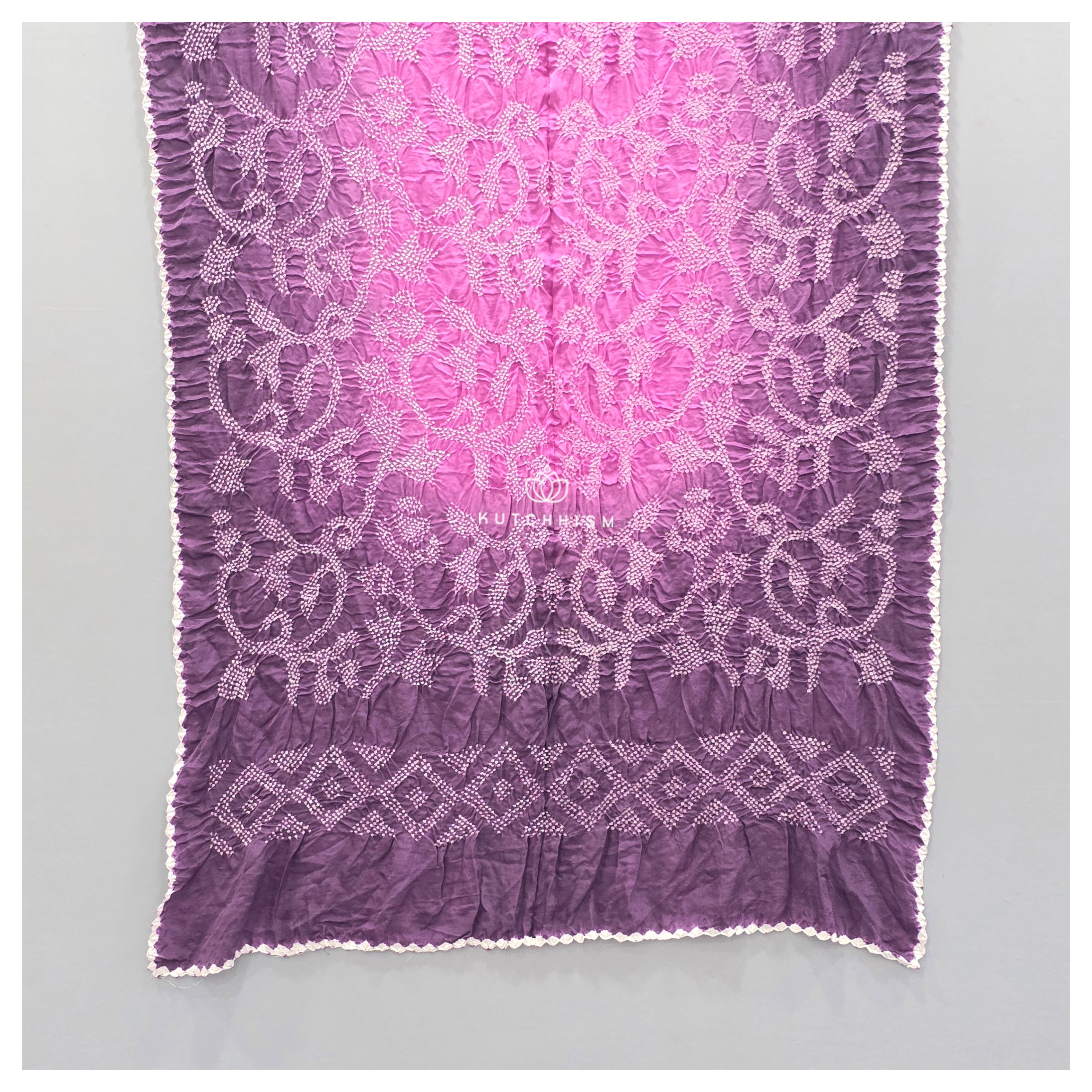 Purple Pink Shaded dupatta