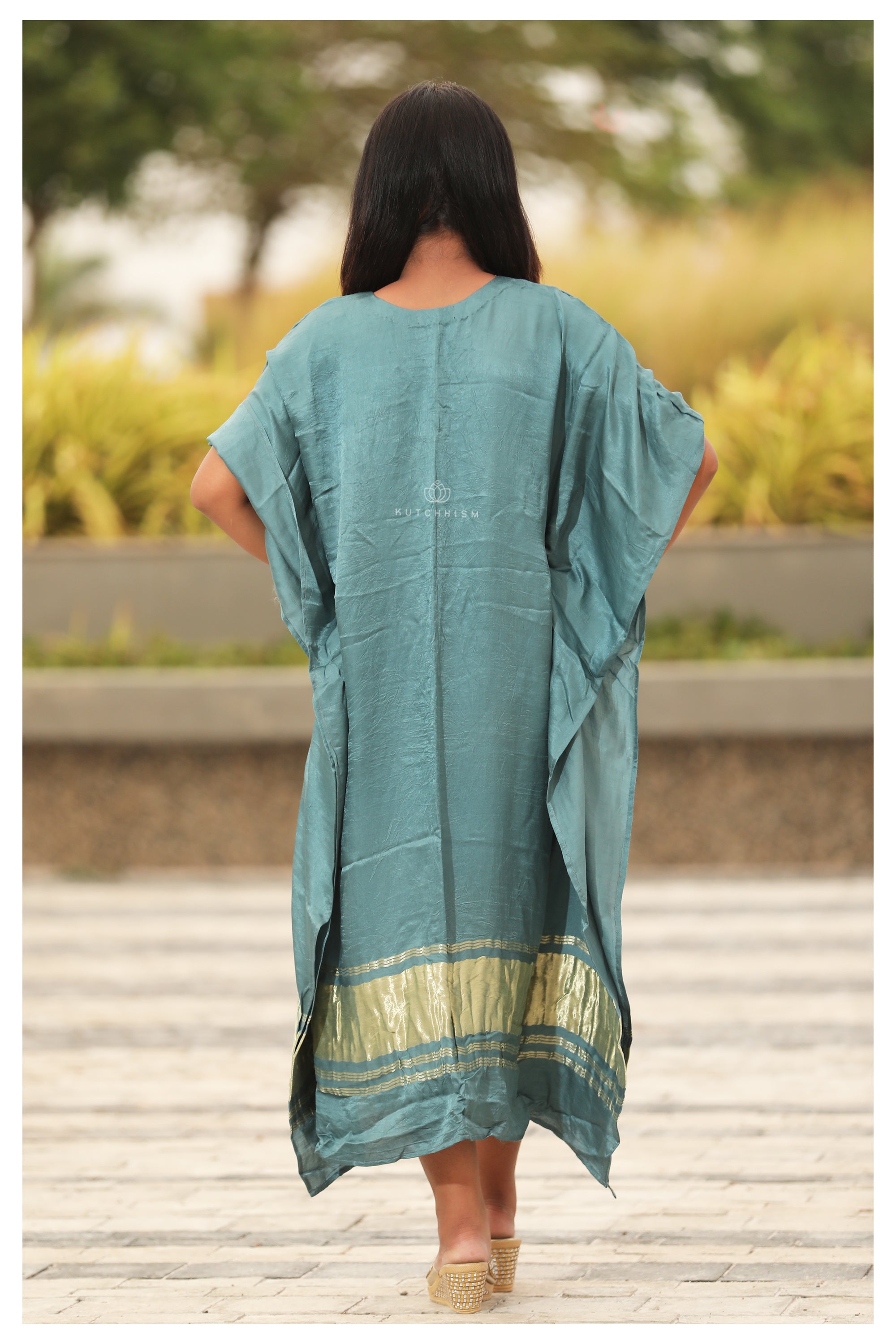 Sea Blue Kaftan