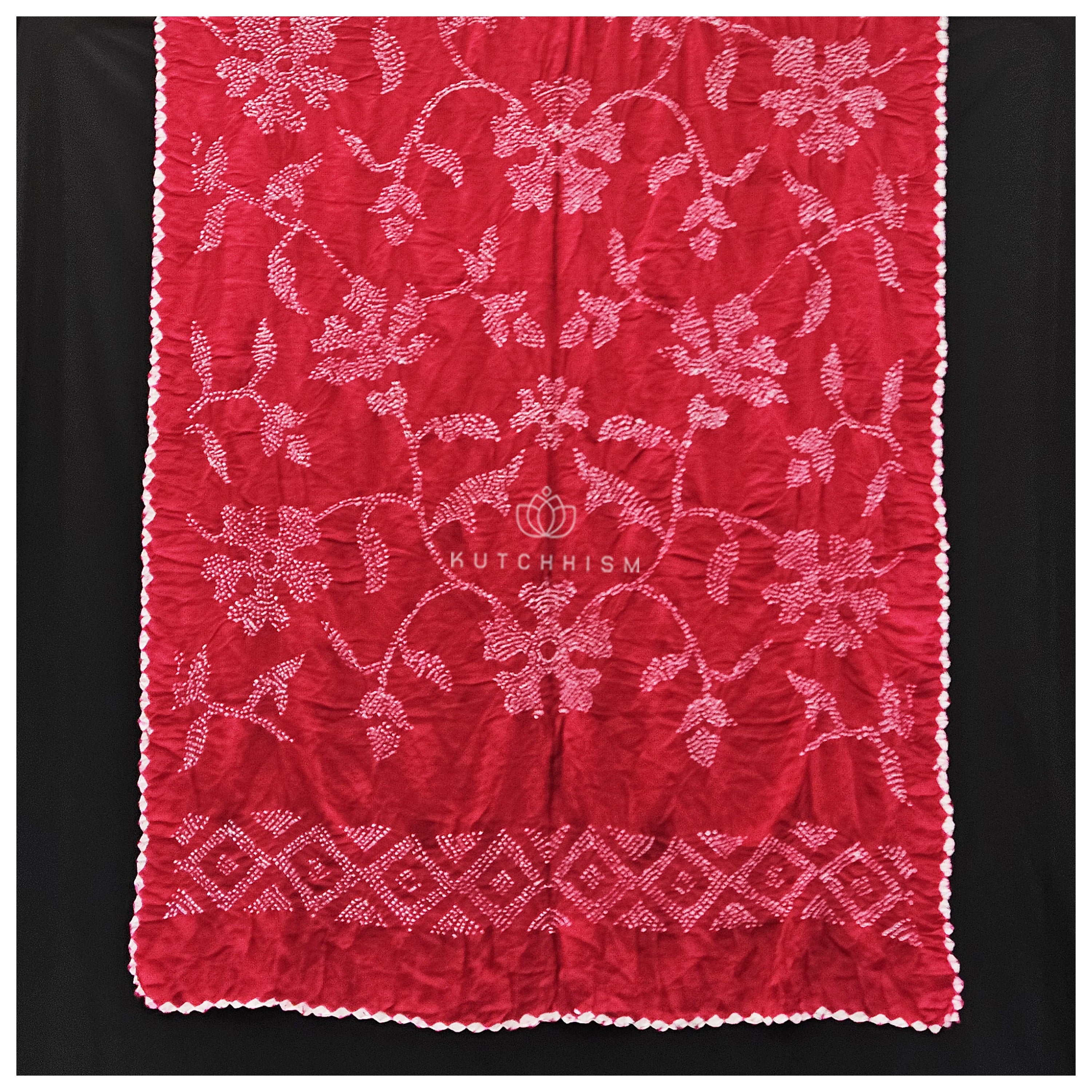 Red Bandhani Dupatta