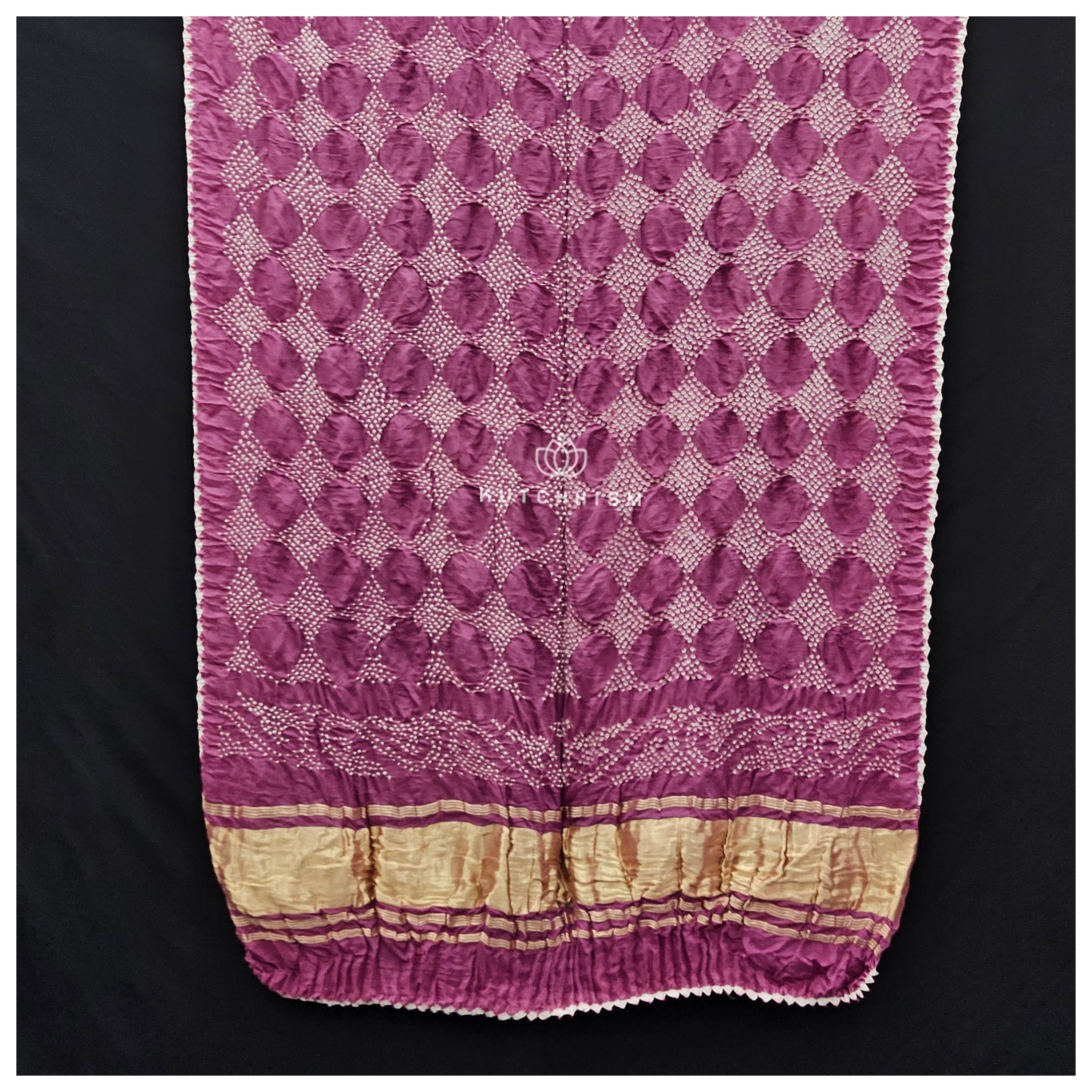 Wine Pink Bandhani Dupatta