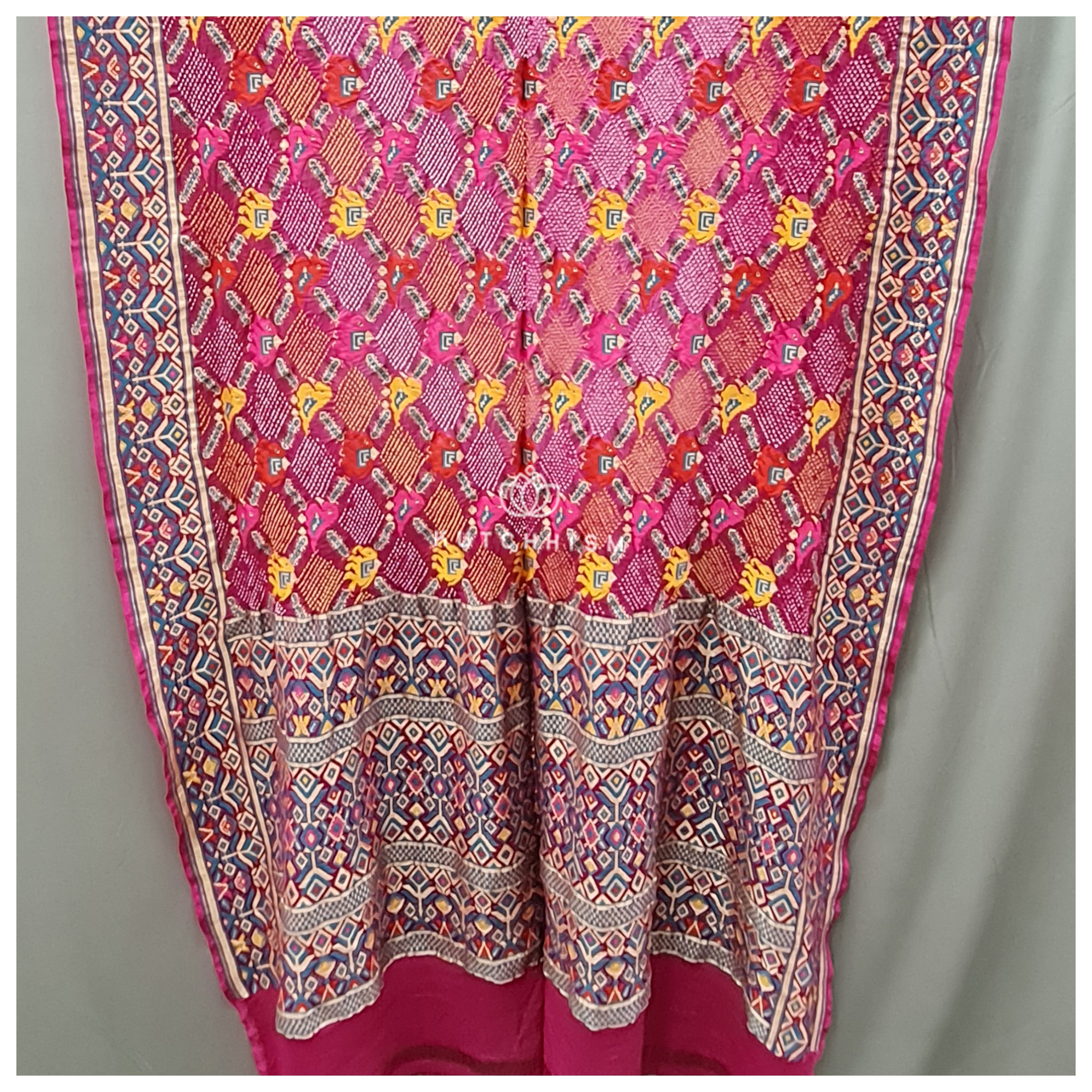 Meenakari Bandhani Dupatta